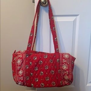Vera Bradley Red Mini Over Nighter